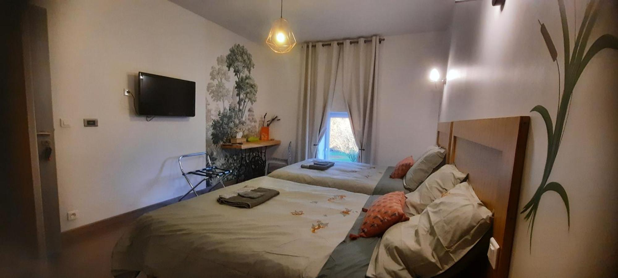 Bed and Breakfast Les Etangs Du Moulin D'Harcy Lonny Exterior foto